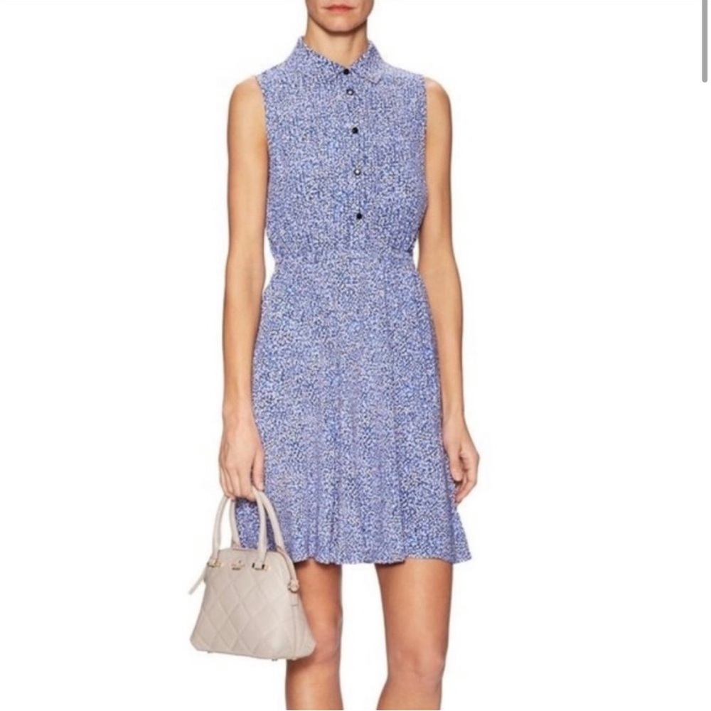 Kate Spade Blue Petals Dress